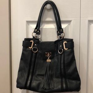 Black shoulder bag